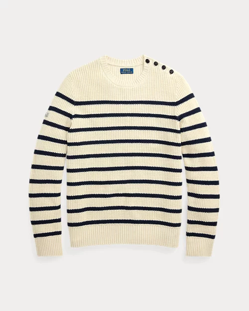 Lauren Ralph Lauren Jersey De Algodón Y Lino Con Rayas Para Hombre | Ralph Lauren® ES