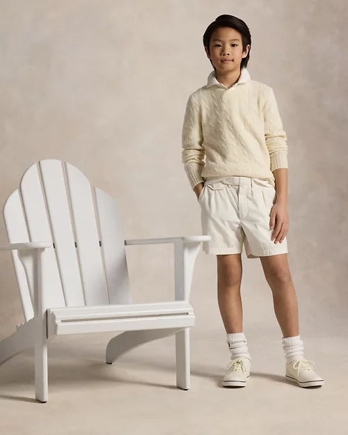 Lauren Ralph Lauren Jersey De Cachemira En Punto De Ochos Para Niño | Ralph Lauren® ES