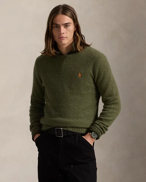 lauren ralph lauren Jersey de cuello redondo con textura para hombre | Ralph Lauren® ES