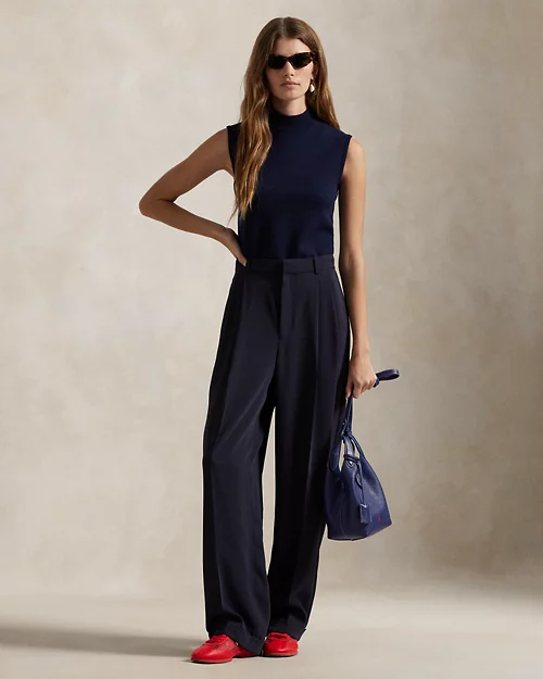 Lauren Ralph Lauren Jersey De Cuello Vuelto Sin Mangas Para Mujer | Ralph Lauren® ES