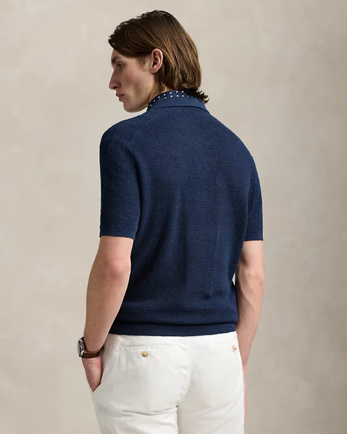 Lauren Ralph Lauren Jersey De Lino En Punto De Piqué Para Hombre | Ralph Lauren® ES