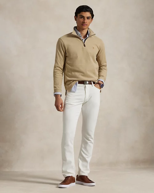 Lauren Ralph Lauren Jersey Estate-Rib Con Cremallera Corta Para Hombre | Ralph Lauren® ES