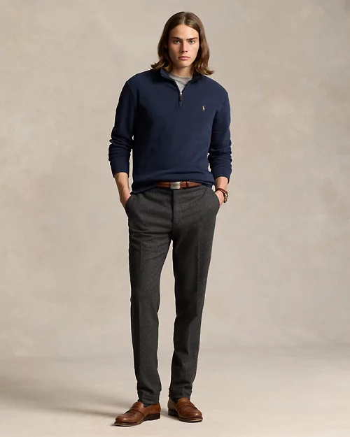 Lauren Ralph Lauren Jersey Estate-Rib Con Cremallera Corta Para Hombre | Ralph Lauren® ES