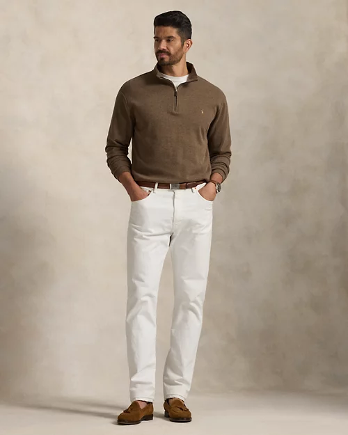 Lauren Ralph Lauren Jersey Estate-Rib Con Cremallera Corta Para Hombre | Ralph Lauren® ES