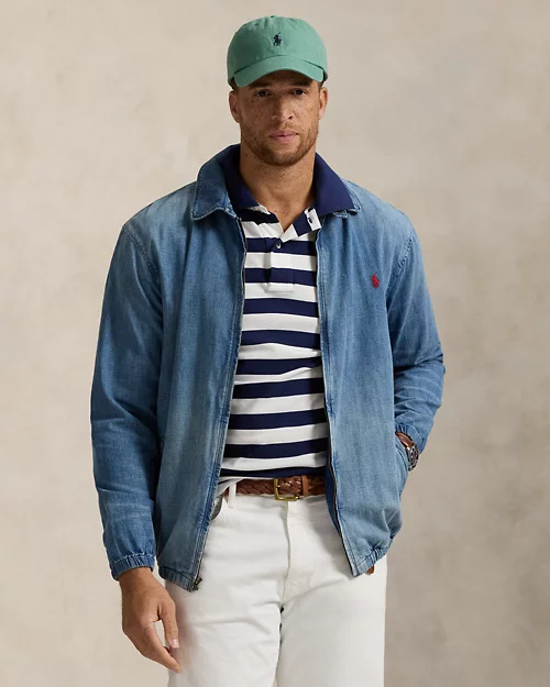 lauren ralph lauren La chaqueta Bayport de denim en índigo para hombre | Ralph Lauren® ES
