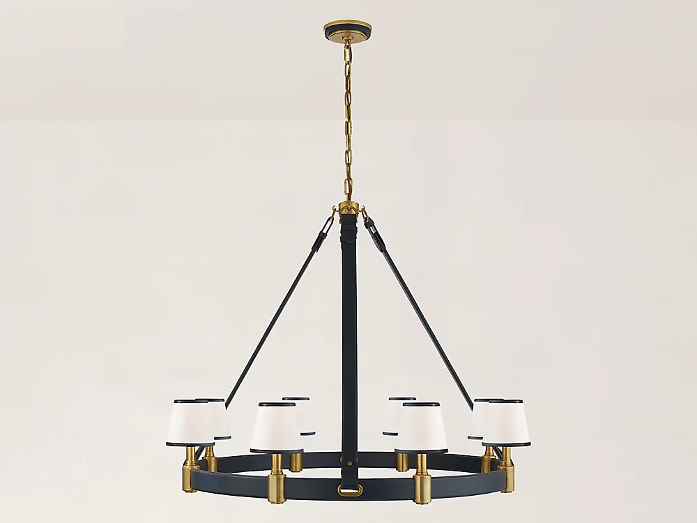 lauren ralph lauren Lámpara de araña circular Riley grande | Ralph Lauren® ES