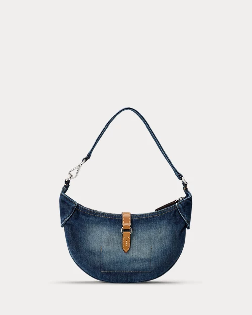 Lauren Ralph Lauren Minibolso De Hombro Polo ID Vaquero Para Mujer | Ralph Lauren® ES