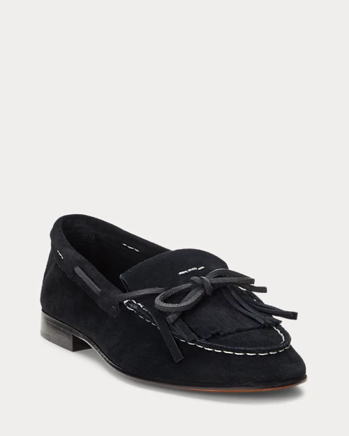Lauren Ralph Lauren Mocasín De Ante Con Ribete De Flecos Para Mujer | Ralph Lauren® ES