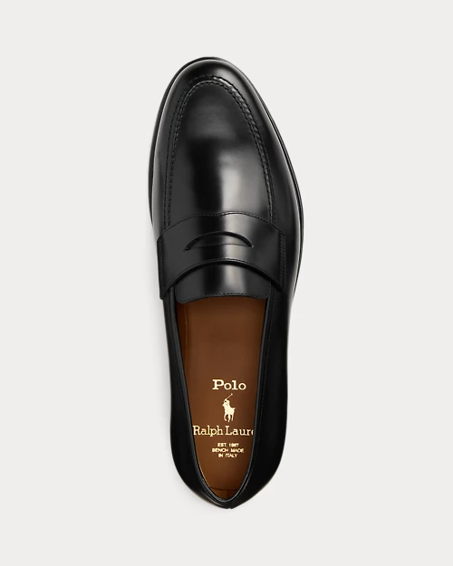 Lauren Ralph Lauren Mocasín Penny Maestra De Piel De Becerro Para Hombre | Ralph Lauren® ES