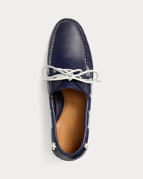 Lauren Ralph Lauren Náuticos Merton De Piel Para Hombre | Ralph Lauren® ES