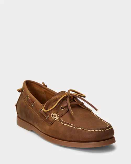 Lauren Ralph Lauren Náuticos Merton De Piel Para Hombre | Ralph Lauren® ES