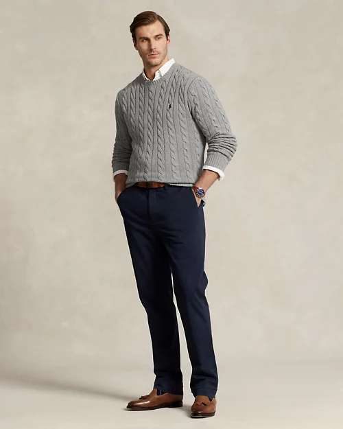 lauren ralph lauren Pantalón chino elástico Classic Fit para hombre | Ralph Lauren® ES