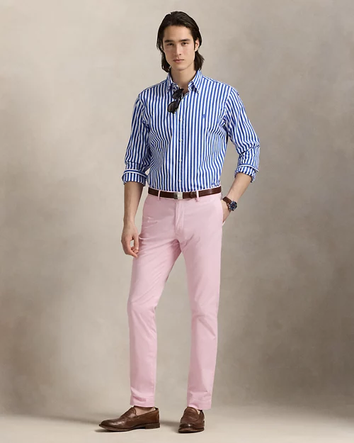 lauren ralph lauren Pantalón chino Slim Fit elástico para hombre | Ralph Lauren® ES