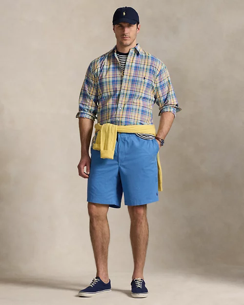 lauren ralph lauren Pantalón corto prepster Polo de sarga para hombre | Ralph Lauren® ES