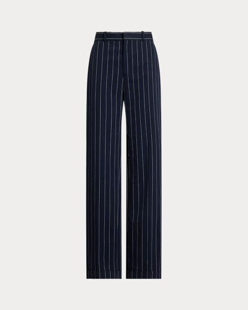 Lauren Ralph Lauren Pantalón De Sarga Con Rayas Straight Para Mujer | Ralph Lauren® ES
