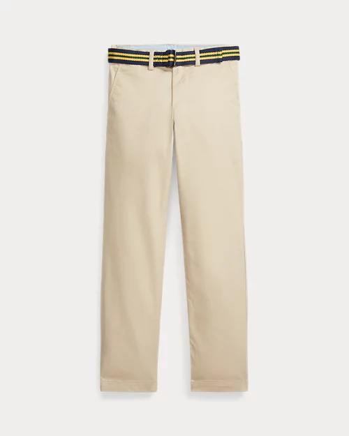 lauren ralph lauren Pantalón de sarga elástica Slim Fit para niño | Ralph Lauren® ES