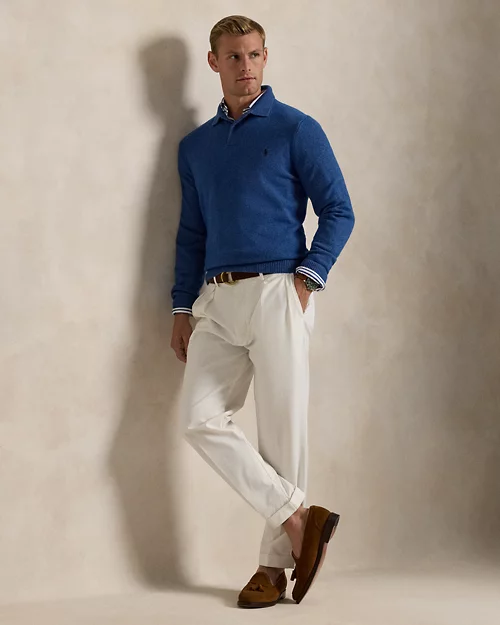 lauren ralph lauren Pantalón de sarga Slim Tapered Fit para hombre | Ralph Lauren® ES