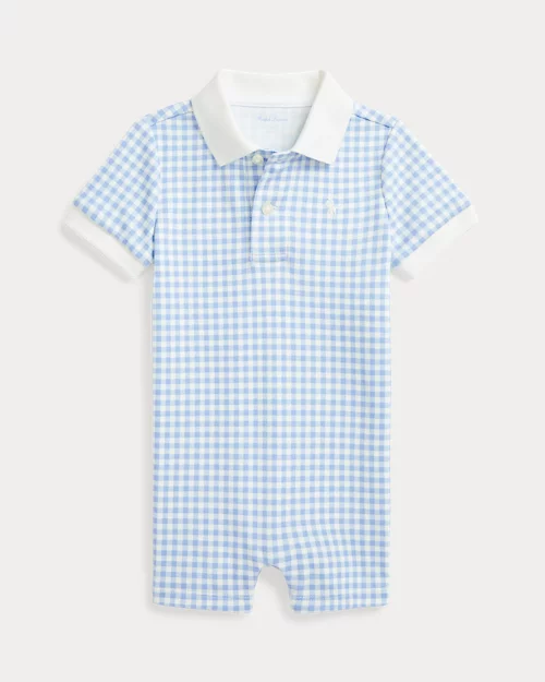 lauren ralph lauren Pelele corto tipo polo de algodón para bebé niño | Ralph Lauren® ES