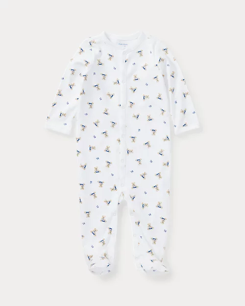 lauren ralph lauren Pelele de algodón con el osito de Polo para bebé niño | Ralph Lauren® ES