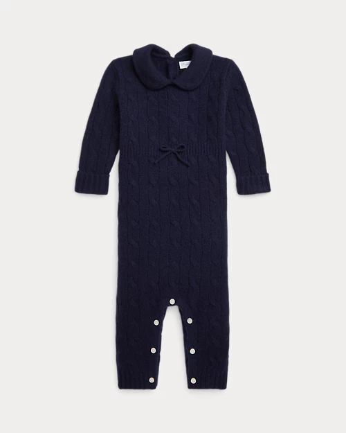 lauren ralph lauren Pelele de cachemira en punto de ochos para bebé niño | Ralph Lauren® ES