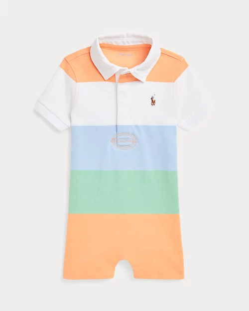lauren ralph lauren Pelele de rugby de punto de algodón para bebé niño | Ralph Lauren® ES