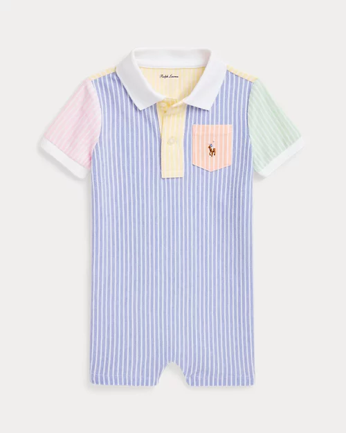 lauren ralph lauren Peto corto Fun Polo de piqué oxford para bebé niño | Ralph Lauren® ES
