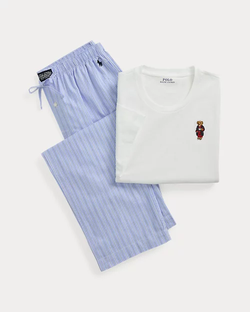 lauren ralph lauren Pijama de algodón con Polo Bear para hombre | Ralph Lauren® ES