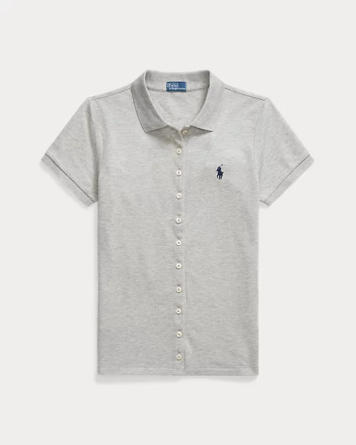 Lauren Ralph Lauren Polo Con Tapeta Abotonada Para Mujer | Ralph Lauren® ES