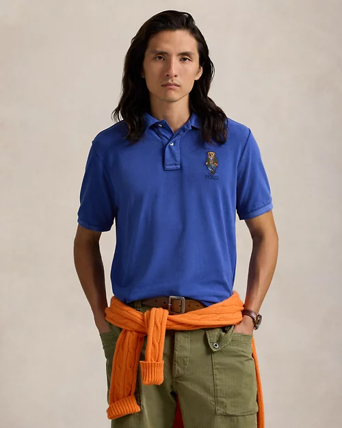 lauren ralph lauren Polo de piqué Classic Fit con Polo Bear para hombre | Ralph Lauren® ES