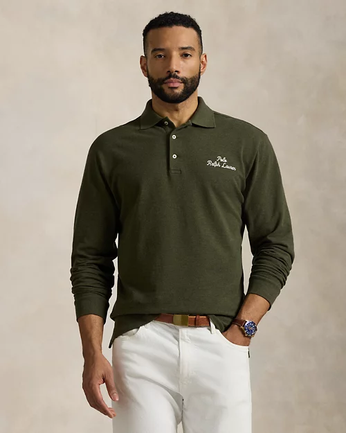 lauren ralph lauren Polo de piqué con logotipo para hombre | Ralph Lauren® ES