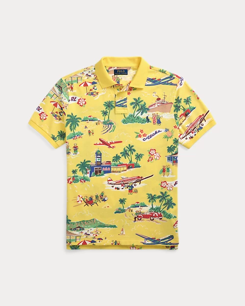 Lauren Ralph Lauren Polo De Piqué Custom Slim Con Polo Bear Para Hombre | Ralph Lauren® ES