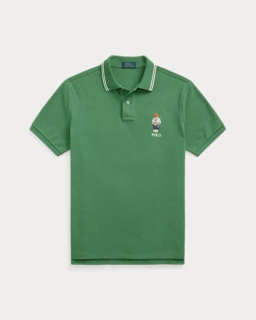 Lauren Ralph Lauren Polo De Piqué Custom Slim Con Polo Bear Para Hombre | Ralph Lauren® ES