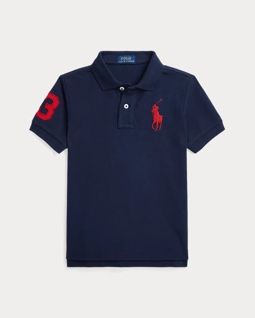 lauren ralph lauren Polo de piqué de algodón con Big Pony para niño | Ralph Lauren® ES