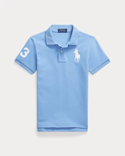 lauren ralph lauren Polo de piqué de algodón con Big Pony para niño | Ralph Lauren® ES