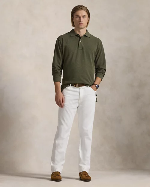 Lauren Ralph Lauren Polo De Piqué De Manga Larga Para Hombre | Ralph Lauren® ES