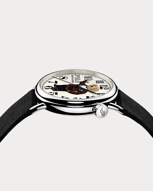 Lauren Ralph Lauren Reloj De Acero De 42 Mm Con Polo Bear Para Hombre | Ralph Lauren® ES