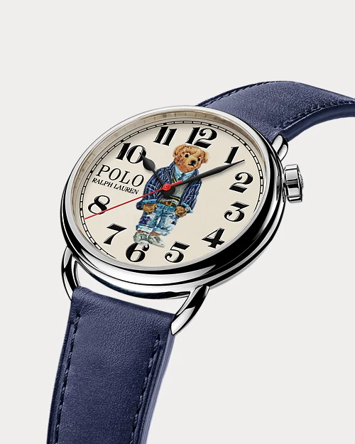 Lauren Ralph Lauren Reloj De Acero De 42 Mm Con Polo Bear Para Hombre | Ralph Lauren® ES