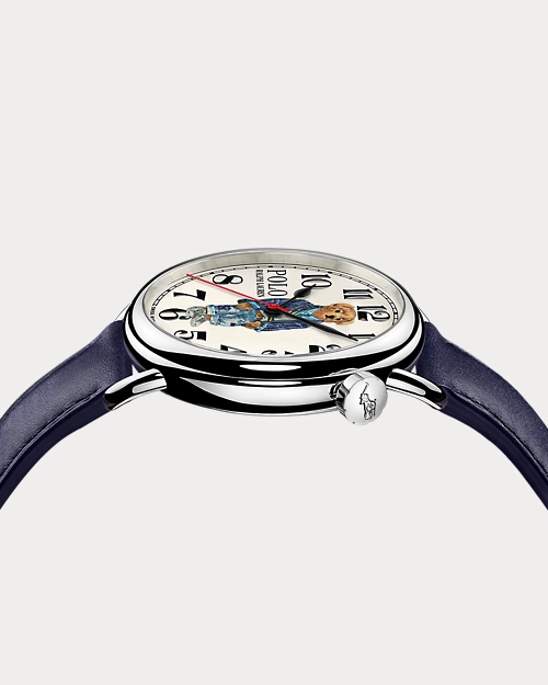 Lauren Ralph Lauren Reloj De Acero De 42 Mm Con Polo Bear Para Hombre | Ralph Lauren® ES