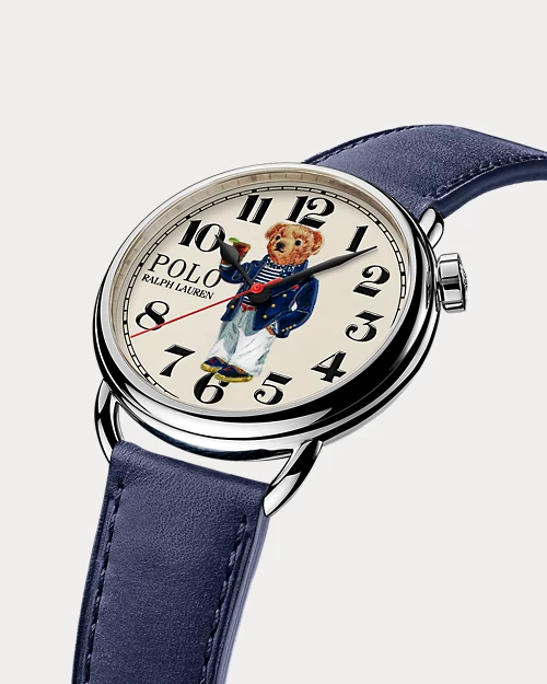 Lauren Ralph Lauren Reloj De Acero De 42 Mm Con Polo Bear Para Hombre | Ralph Lauren® ES