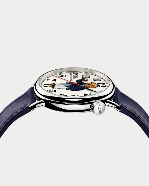 Lauren Ralph Lauren Reloj De Acero De 42 Mm Con Polo Bear Para Hombre | Ralph Lauren® ES