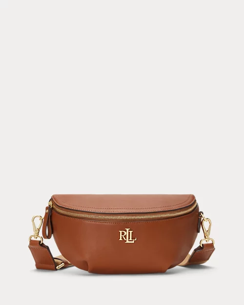 lauren ralph lauren Riñonera de piel Marcy para mujer | Ralph Lauren® ES