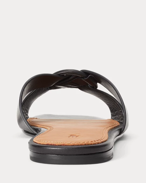 Lauren Ralph Lauren Sandalia De Piel Con Anilla Circular Para Mujer | Ralph Lauren® ES