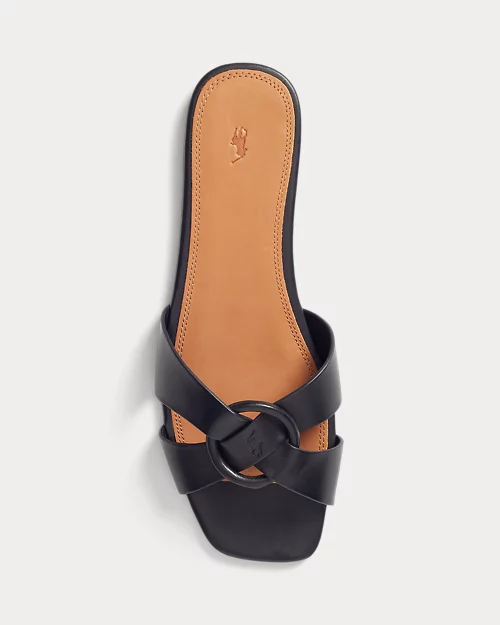 Lauren Ralph Lauren Sandalia De Piel Con Anilla Circular Para Mujer | Ralph Lauren® ES