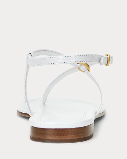 Lauren Ralph Lauren Sandalia De Piel Con Anilla Para Mujer | Ralph Lauren® ES