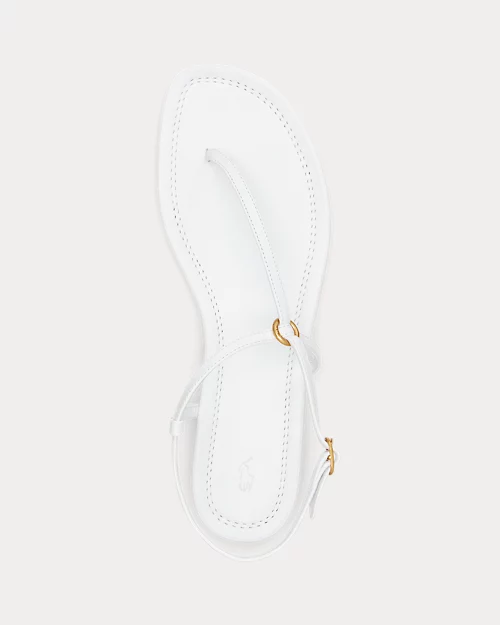 Lauren Ralph Lauren Sandalia De Piel Con Anilla Para Mujer | Ralph Lauren® ES