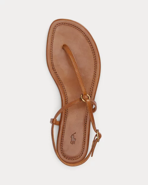 Lauren Ralph Lauren Sandalia De Piel Con Anilla Para Mujer | Ralph Lauren® ES