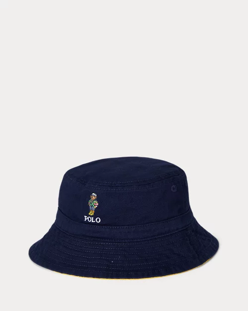 lauren ralph lauren Sombrero de pescador de sarga reversible para Baby | Ralph Lauren® ES