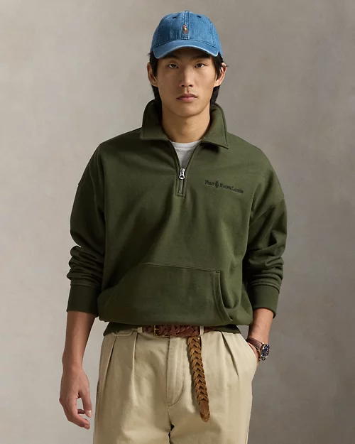 lauren ralph lauren Sudadera con cuello abierto y logotipo para hombre | Ralph Lauren® ES