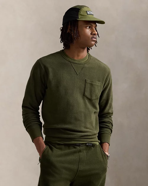 lauren ralph lauren Sudadera de felpa bimateria para hombre | Ralph Lauren® ES