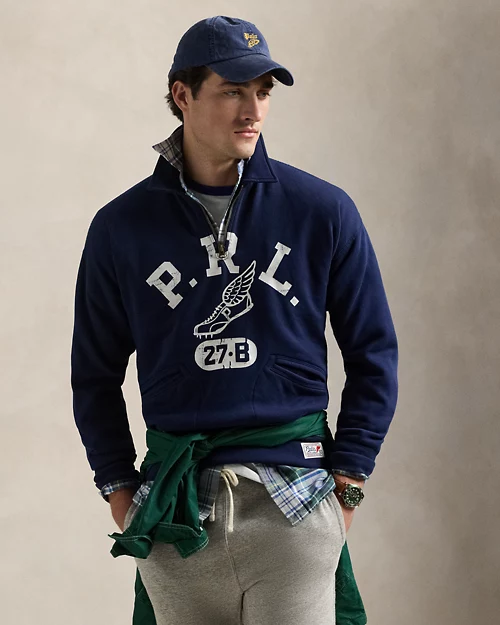 lauren ralph lauren Sudadera de felpa Vintage Fit para hombre | Ralph Lauren® ES